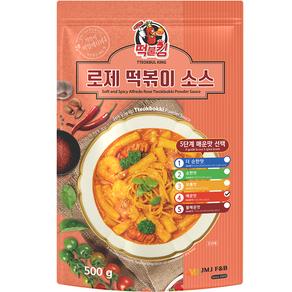 떡불킹 로제 떡볶이 소스 매운맛, 500g, 1개