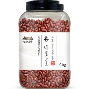 건강곡간 홍대 빨간강낭콩 통, 4kg, 1개