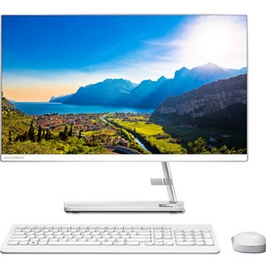 레노버 아이디어센터 올인원 일체형 PC White ideaCente AIO3-24ITL6 i5 (i5-1135G7 WIN미포함 NVMe 512GB DDR4 16GB 60.45cm), 기본형