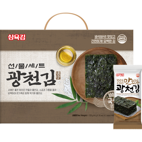 삼육김 광천김 선물세트 4호 32p, 1박스