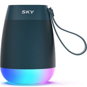 SKY 붐 네온 N1 5W LED 블루투스 5.3 스피커 SKY-BN1, 블루