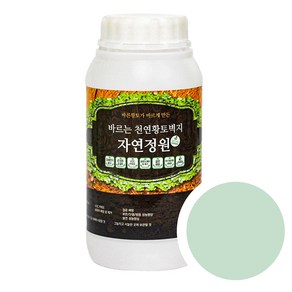 자연정원 황토 페인트, 민트, 1L, 1개