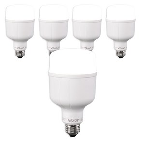 비츠온 원하 T-벌브 LED 전구 화이트 18W, 5개, 주광색