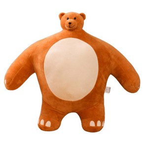 아이끌레 어깡 소두 인형 중형 곰, 47cm, 브라운, 1개