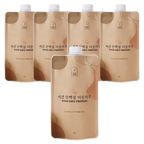 맘메이크 비건 단백질 미숫가루 쉐이크 파우치, 40g, 5개