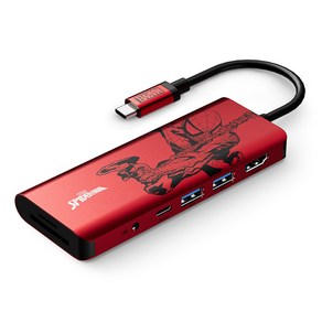 벨킨 7in1 USB-C타입 멀티 허브 마블 스파이더맨 AVC009, 혼합색상, 3개