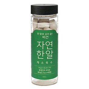 자연한알 비건 코인육수, 88g, 1개