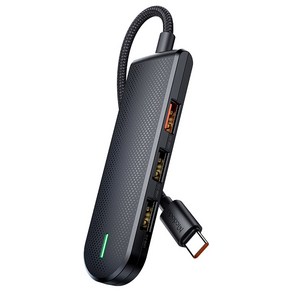 맥도도 C타입 5in1 USB 멀티 허브 HU143, 5 in 1 (HU-1430), 블랙, 1개