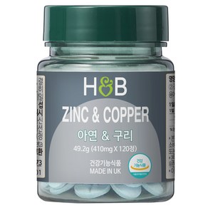 홀랜드앤바렛 아연 & 구리 49.2g, 1개, 120정