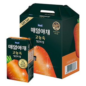 매일유업 매일야채 당근 주스 선물세트, 125ml