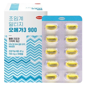 한미 초임계 알티지 오메가3 900 42g, 60정, 1개