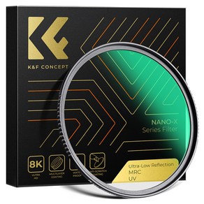 케이앤에프컨셉 NANO-X Ultra-Low Reflection 초저반사 필터 8K AGC Glass 77mm