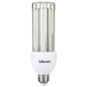 비츠온 LED 투명 콘램프 삼파장 전구 램프 20W, 주광색, 1개