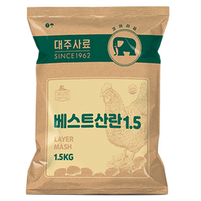 대주 베스트산란 산란계용 사료, 1.5kg, 1개