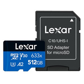 렉사 하이퍼포먼스 microSDXC 메모리카드 UHS-I 633x