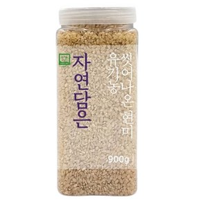 자연담은 유기농 씻어나온 현미 PET, 900g, 1개