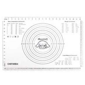 쉐프메이드 시나모롤 실리콘 베이킹매트 화이트, 1개