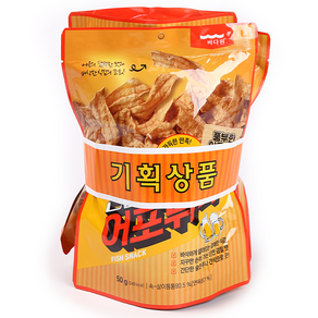 바다원 한입만 어포튀각, 3개, 50g, 50g