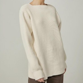 여성용 SLIT DETAIL LOOSE FIT PULLOVER