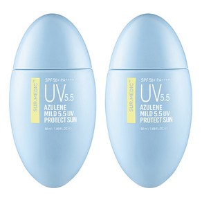 써메딕 아줄렌 마일드 5.5 UV 프로텍트 선크림 SPF50+ PA++++, 50ml, 2개