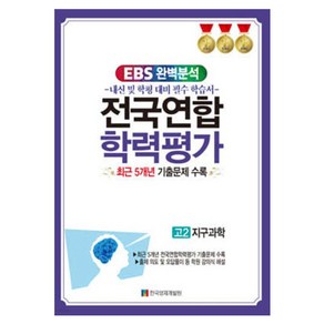 2024 EBS 완벽분석 전국연합 학력평가 고2 지구과학 최근 5개년 기출문제 수록, 과학, 고등 2학년