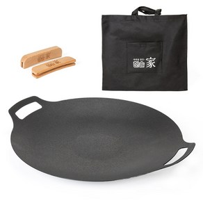 한솔가 인덕션 무쇠 그리들 팬, 39cm, 1개