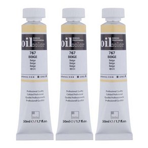 신한화구 신한 전문가 Tube 갑 유화물감 베이지 767 3p, 50ml, 1색