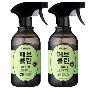 더블유드레스룸 페브클린 섬유탈취제 20번 플라워샵, 500ml, 2개