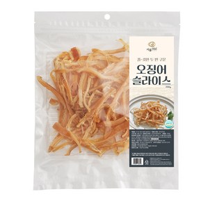 서울지앤비 두 번 구운 오징어 슬라이스, 200g, 1개