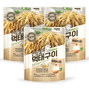 바다원 한입만 먹태구이 바질어니언, 25g, 3개