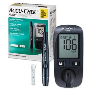 아큐첵 액티브 혈당 측정기 세트, Accu-Chek Active Set, 1세트