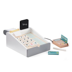 키즈컨셉 원목 계산대놀이 세트, 혼합색상, 1세트