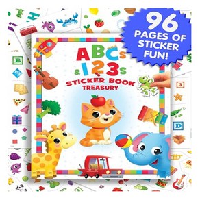 Abcs & 123S : Sticke Book Teasuy, Phidal Publishing