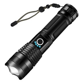 루아즈 LED 써치라이트 손전등 H20W, 블랙, 1개