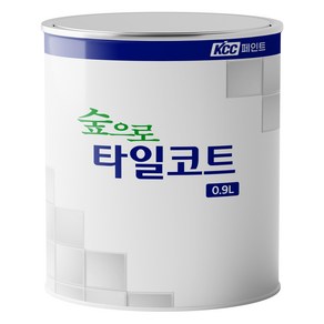 KCC숲으로 타일코트 페인트, 900ml, 화이트, 1개