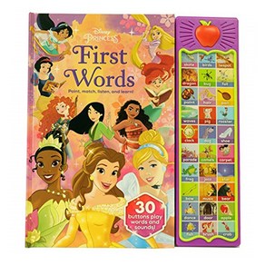 Disney Pincess Fist Wods Apple Play A Sound Book, Phoenix Intenational Publications, Incopoated