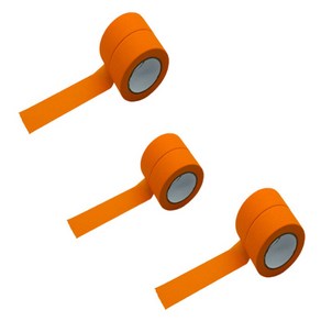 만들하비 컬러 종이 마스킹 테이프 1cm x 13m, 오렌지, 6개