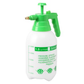 워터풀 원터치 압축 분무기 1.5L, 화이트 + 그린, 1개