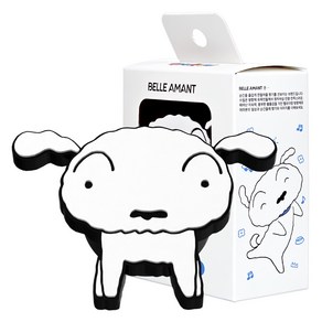 벨르아망 짱구 흰둥이 기다려 실리콘 리필형 차량용 방향제, 1개, 플라윗