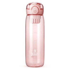 캐리보틀 원터치 트라이탄 보틀, 핑크, 1개, 600ml