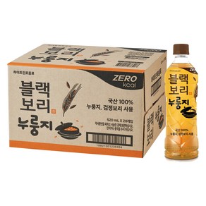 하이트진로 블랙보리 누룽지 음료, 520ml, 20개