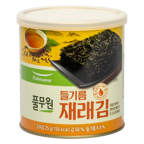 풀무원 재래김 캔, 25g, 1개