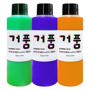 스노우키즈 거품물감 리필B, 140ml, 3색