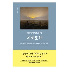 허무감에 압도될 때 지혜문학, 21세기북스, 김학철