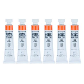 신한화구 전문가 수채화 Tube 422 오렌지 6p, 12ml, 1색