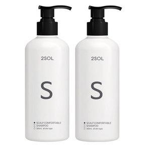 2SOL 두피가 편한 샴푸, 2개, 500ml