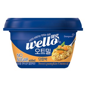 wello 오트밀 단호박, 1개, 285g