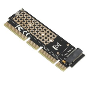 넥시 M.2 NVMe to PCIe x4 x8 x16 확장 어댑터 NX-M2-PX4A / NX1246, 1개