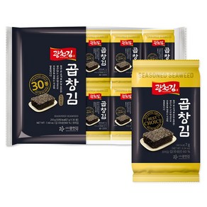 광천김 프리미엄 곱창 도시락김 30p, 210g, 1개