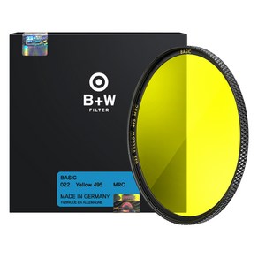 슈나이더크로이츠나흐 B + W BASIC 카메라렌즈필터 YELLOW 67mm, 1개